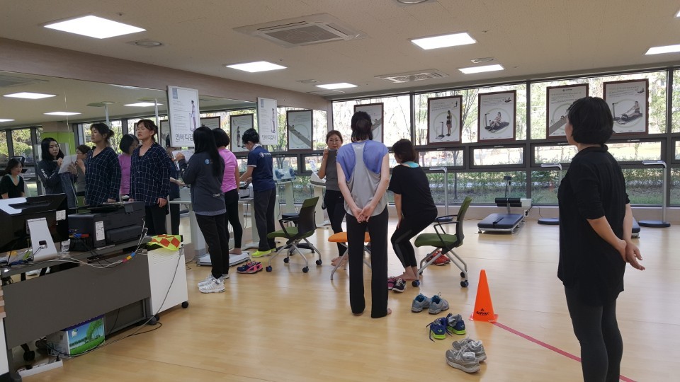 세종체력인증센터와 세종시체육회 생활체육프로그램(줌바댄스,라인댄스)참여자분들 체력측정